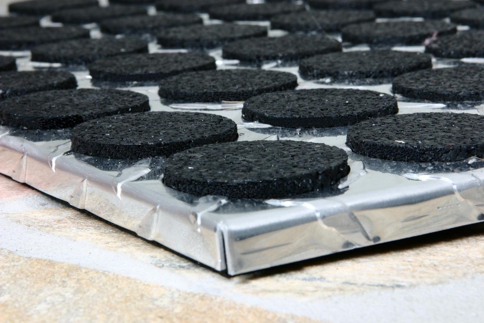 Fußmatte ALUMINIUM SZAGATO 60x40cm eckig glänzend SZAGATO Made in Germany Fussmatte Alu Fussmatte außen Schuhabstreifer Fussabtreter