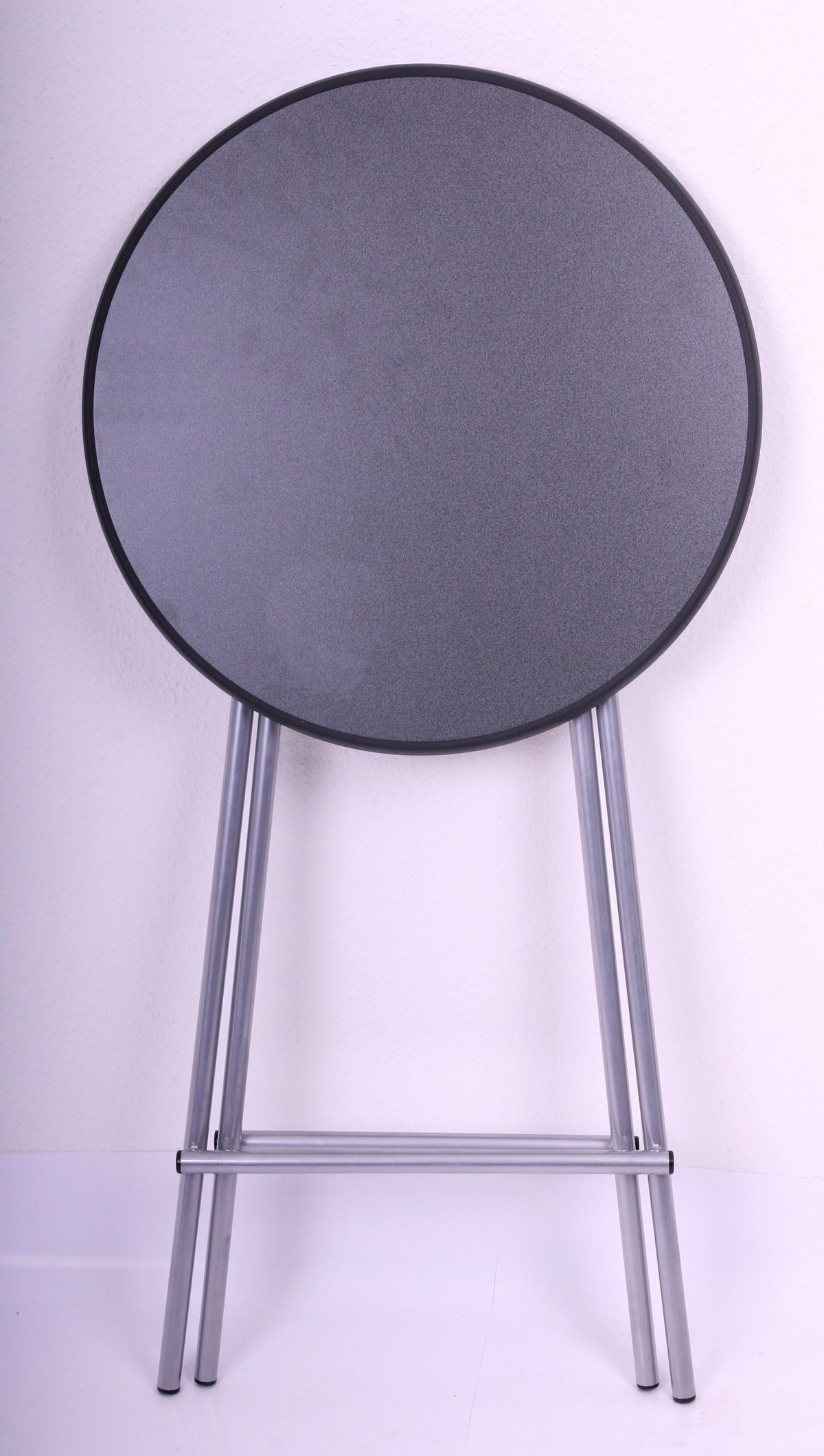 Stehtisch klappbar Profi 110xØ70cm anthrazit SZAGATO Made in Germany  klappbarer Stehtisch outdoor Bistrotisch rund Partytisch Stehtische Hochtisch
