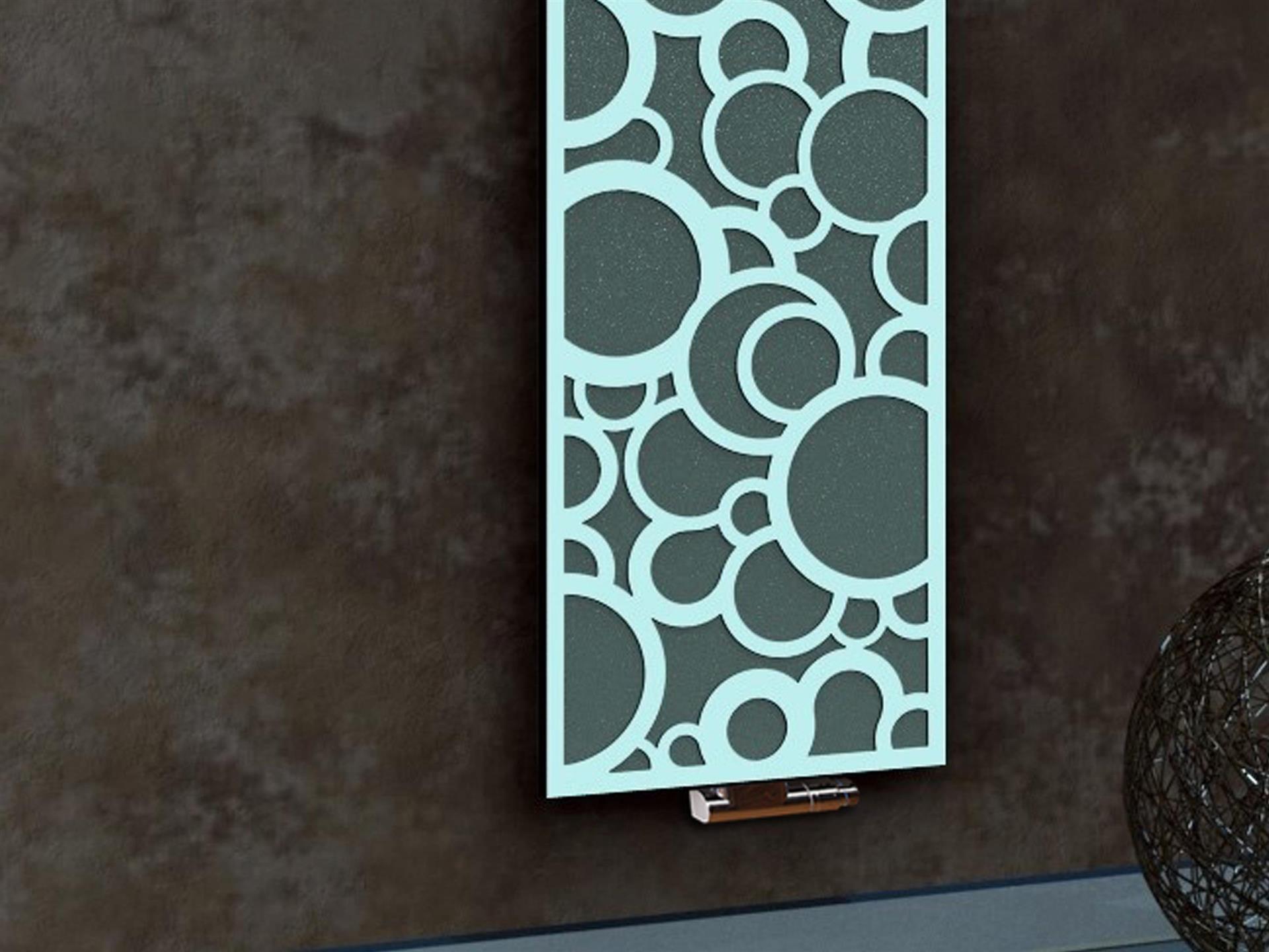 BADHEIZKÖRPER Design Kreta 3 180x47cm 1118 Watt anthrazit moonstone weiß (+2 Halter 50mm) SZAGATO Designheizkörper mit Mittelanschluss Handtuchwärmer