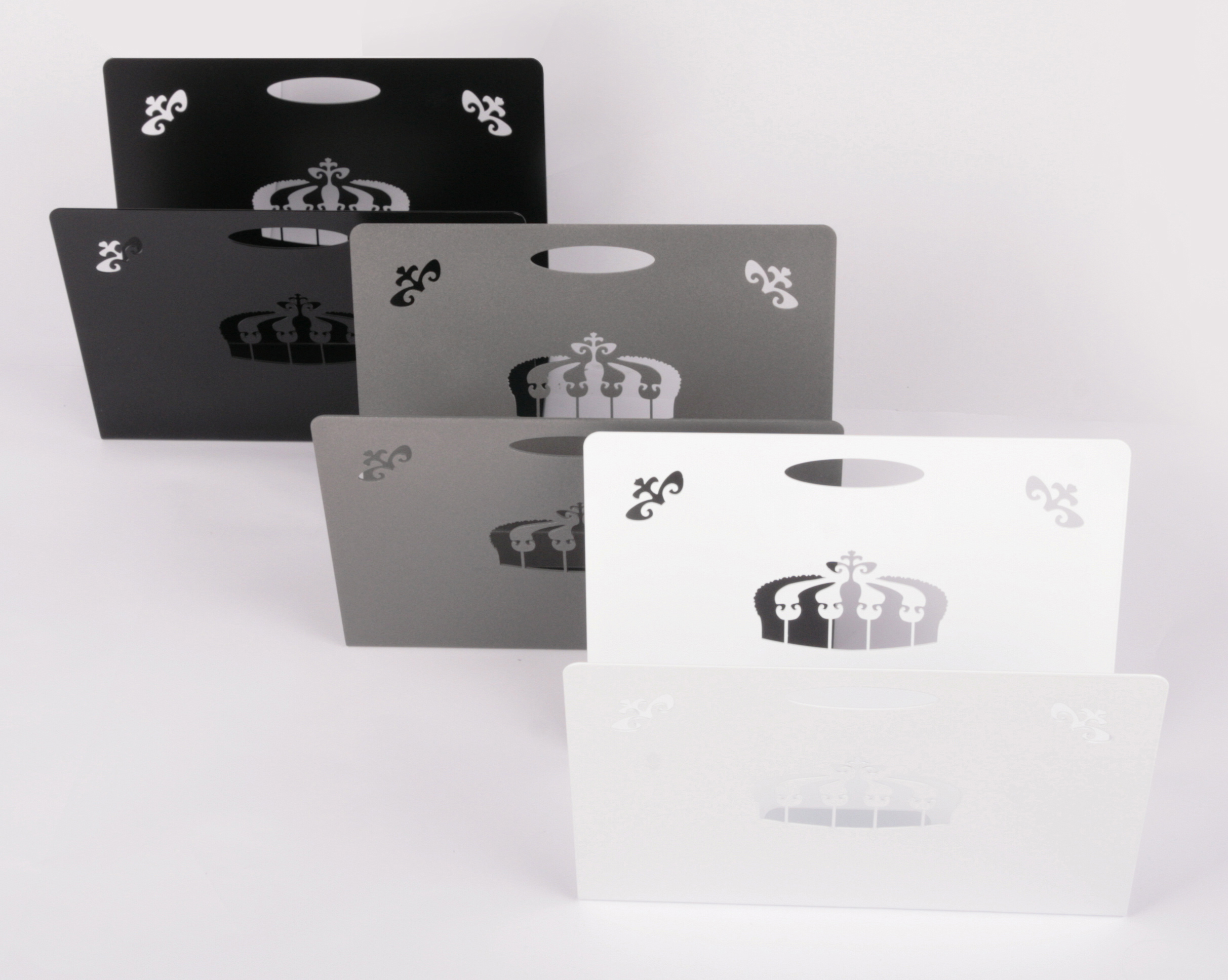 Zeitungsständer Crown 23x32x12cm schwarz SZAGATO Made in Germany  Zeitschriftenständer Metall Zeitschriftenhalter Zeitungshalter modern