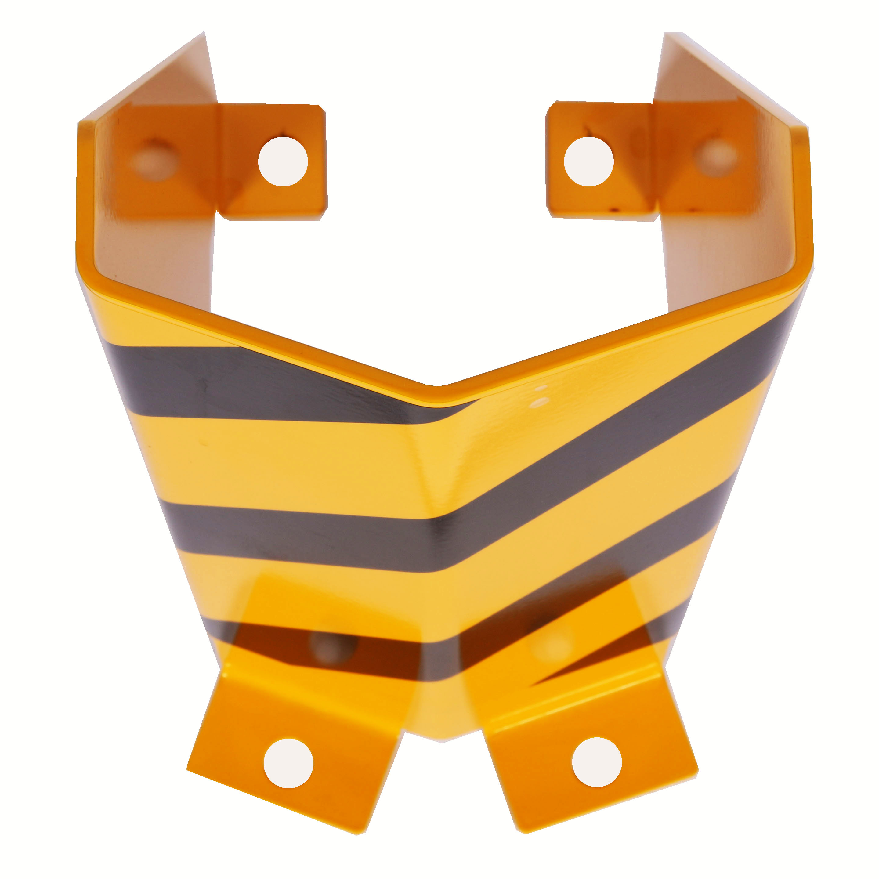 Rammschutz SET (16 Stück) 400x155x240x155x4 mm gerade + 64 Dübel SZAGATO Regal Anfahrschutz Regale Rammschutzbügel Anfahrschutzecke Rammschutzecke