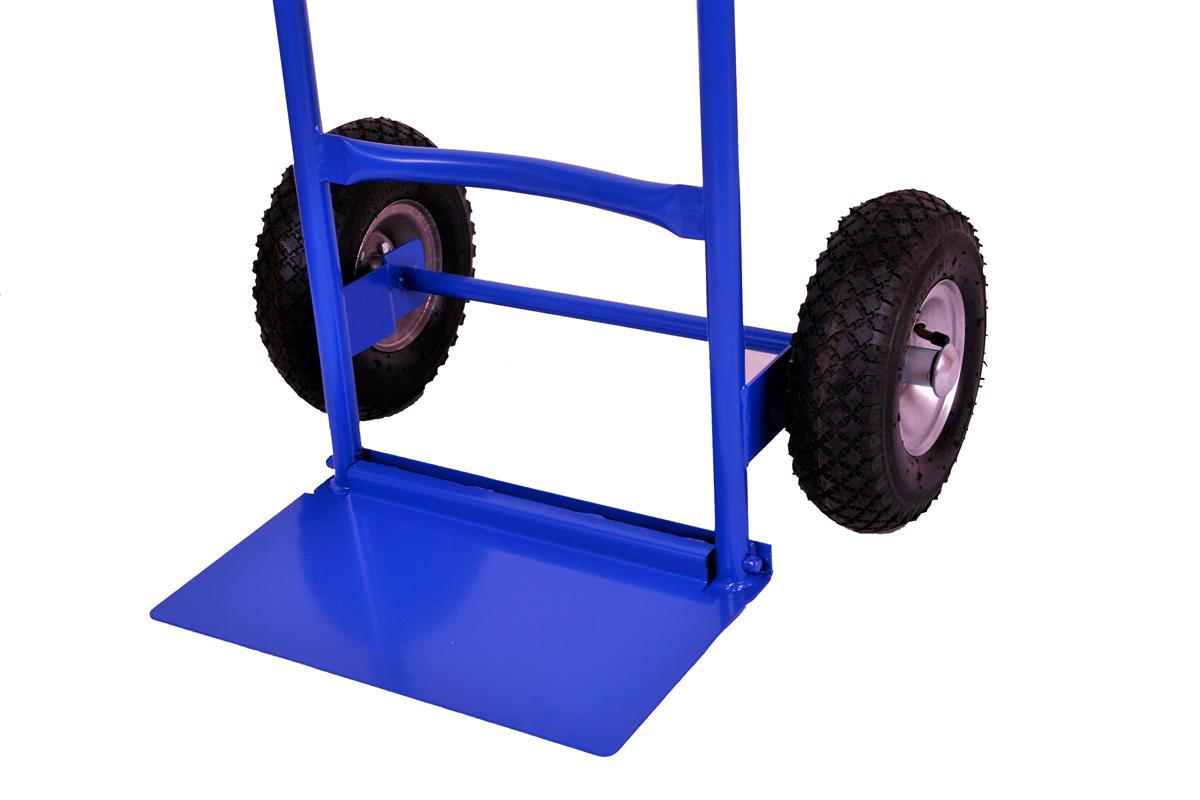 Sackkarre 150 kg 111x58x48cm blau klappbar SZAGATO Transportkarre klappbar Sackkarre Sackkarre klappbar faltbare Sackkarre kaufen Vollgummi Sackkarre