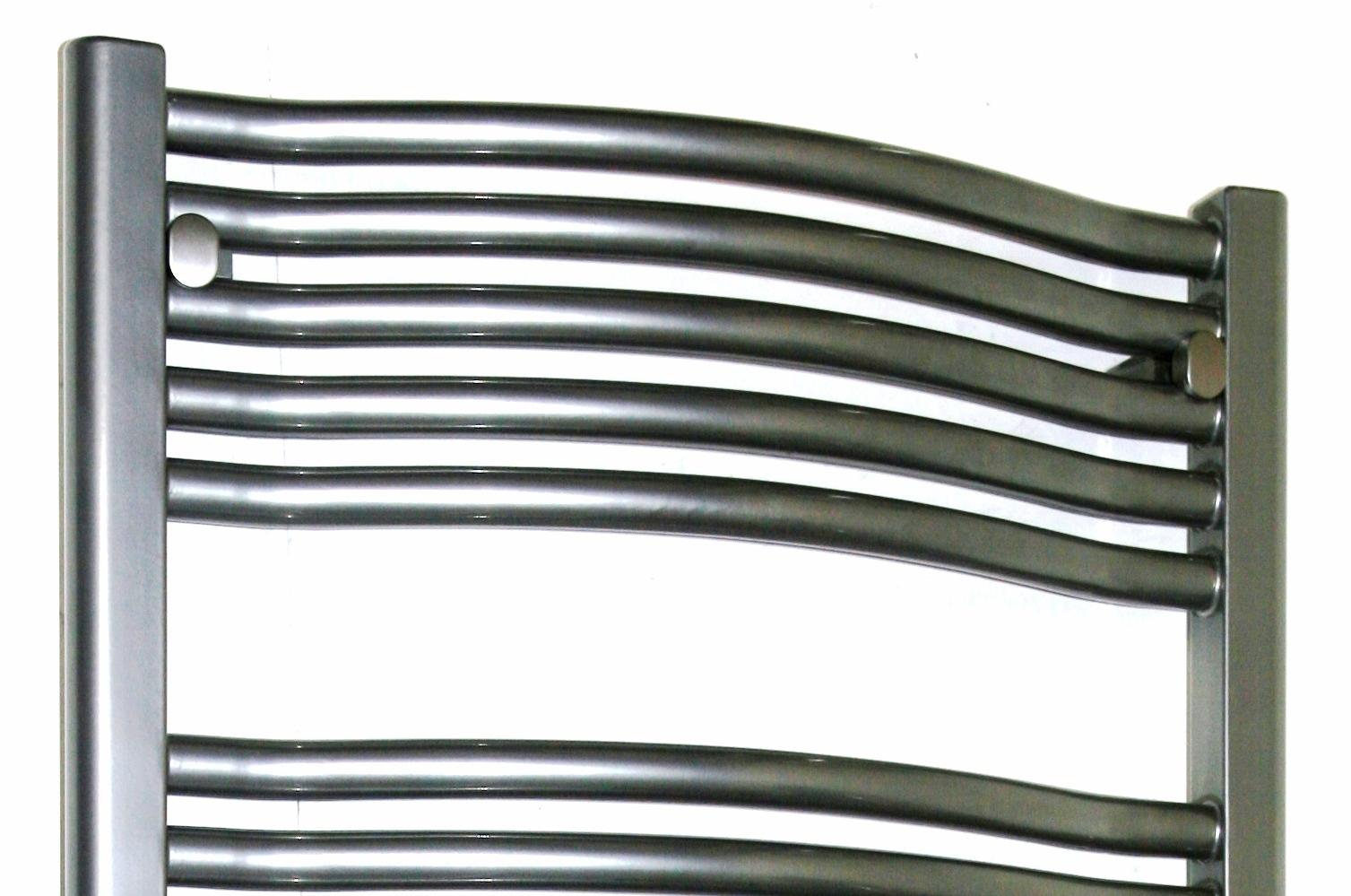 BADHEIZKÖRPER Design Mannheim 3 177x60cm 1471 Watt Edelstahloptik SZAGATO Handtuchheizkörper mit Seitenanschluss Handtuchwärmer mit Seitenanschluss