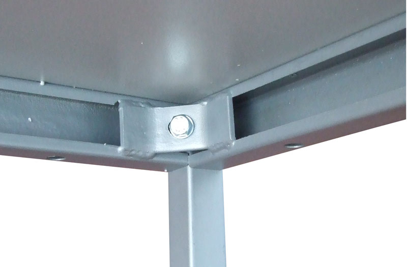 Schreibtisch Stahl LxB 180x80cm anthrazit SZAGATO Made in Germany Schreibtisch höhenverstellbar Arbeitstisch Bürotisch Druckertisch Computertisch
