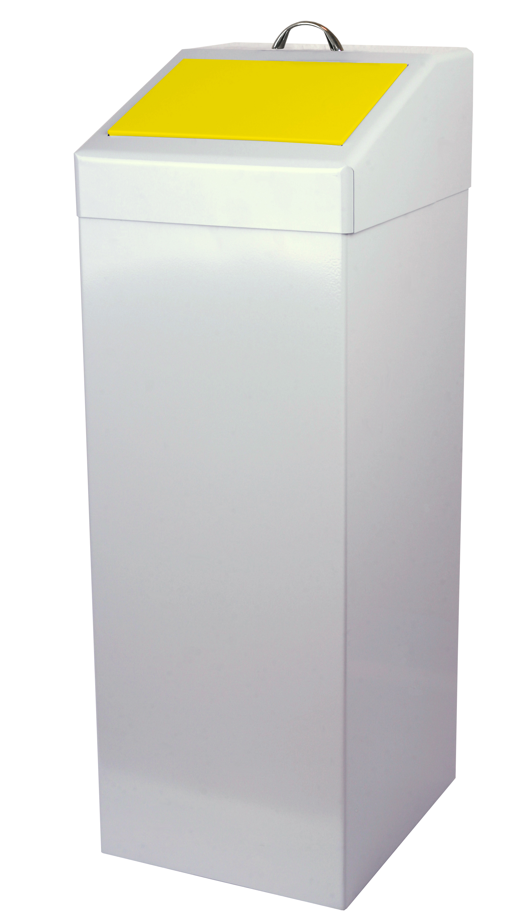 Abfallbehälter 87 ltr. HxBxT 90x34x38cm gelb SZAGATO Made in Germany Abfalleimer Abfallsammler Mülleimer großes Volumen Wertstoffsammler groß stehend