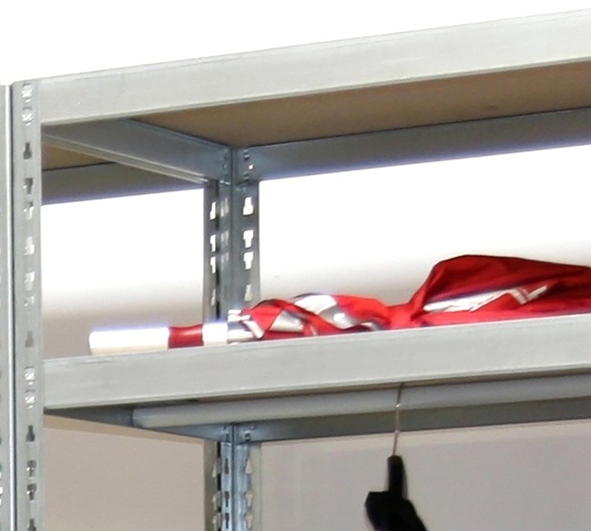 Garderoben-Regal 180x180x46cm, 8 Böden, 175 KG Belastbarkeit / Boden