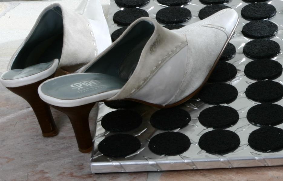 Fußmatte ALUMINIUM SZAGATO 60x40cm eckig matt SZAGATO Made in Germany Fussmatte Alu Aluminium Fussmatte außen Schuhabstreifer Fussabtreter