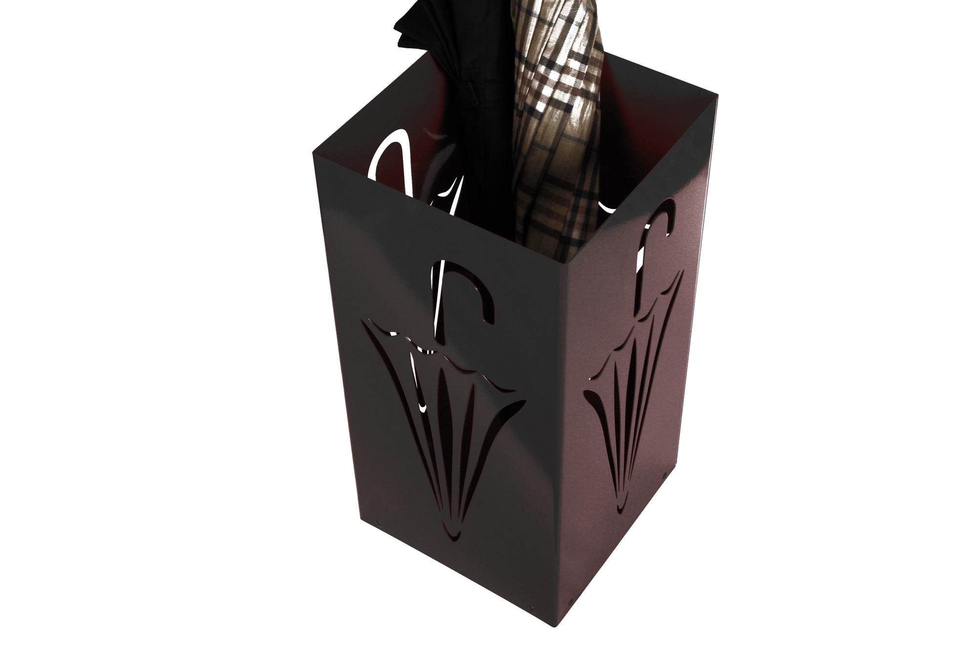Schirmständer Design Umbrella closed 23x23cm schwarz SZAGATO Made in Germany moderner Regenschirmständer groß Schirmhalter Regenschirmhalter
