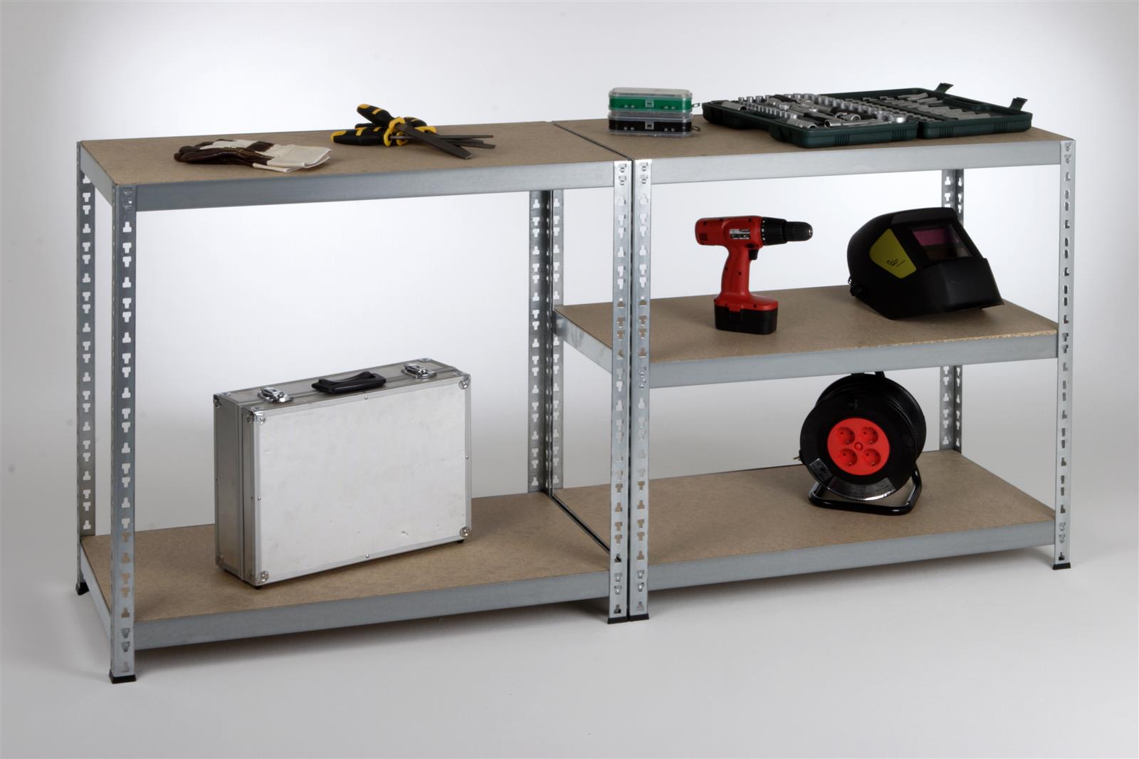Werkbank-Regal Profi II 90x180x46cm SZAGATO Werkbank mit Regal Werktisch Werkbänk Metallregal Fachbodenregal Lagerregal Fachboden Regalsystem Werkbank-Regal Profi II 90x180x46cm SZAGATO Werkbank mit Regal Werktisch Werkbänk Metallregal Fachbodenregal Lagerregal Fachboden Regalsystem