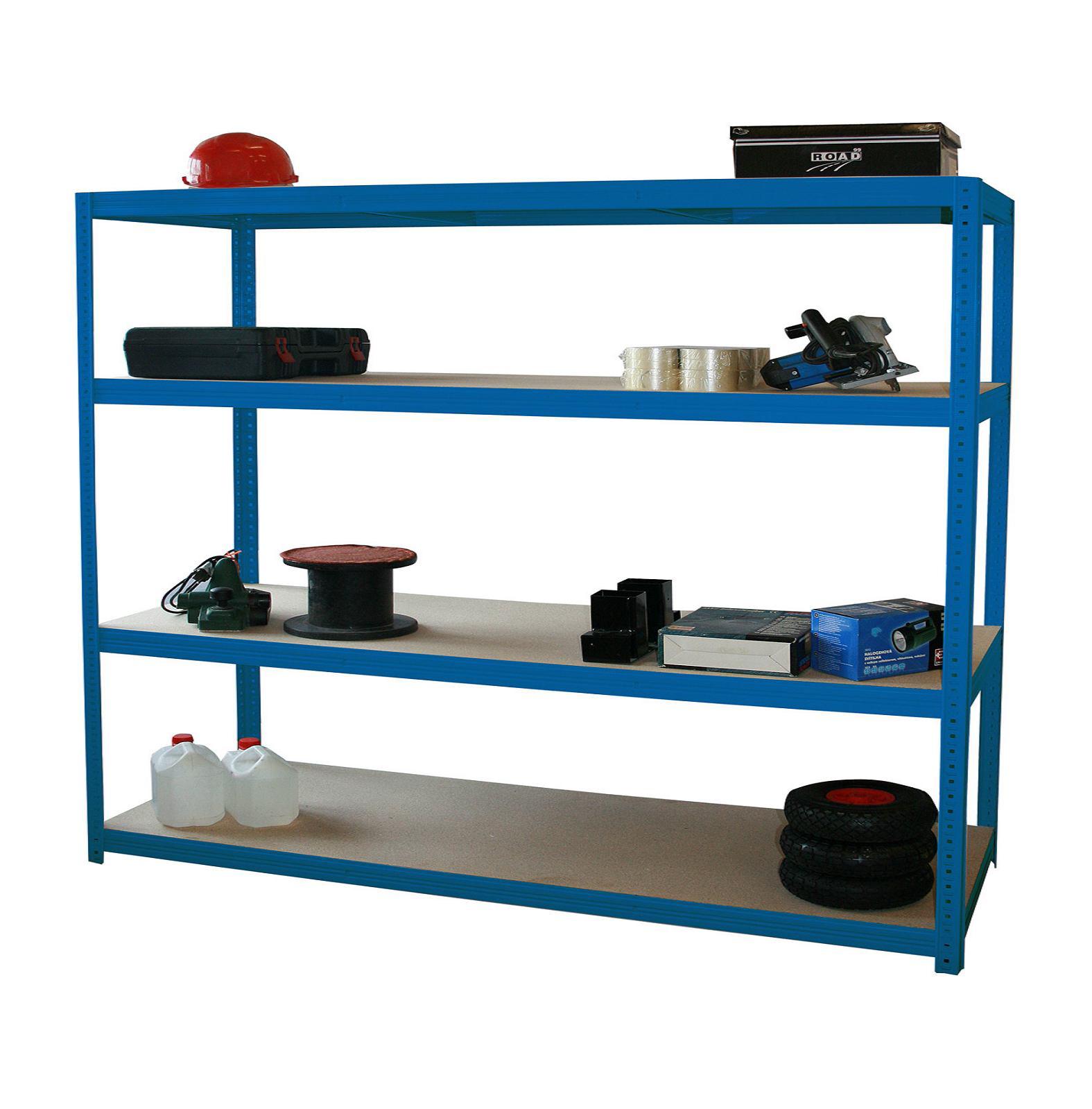 Weitspannregal 350 kg Profi HxBxT 200x150x60cm SZAGATO Weitspann Regal 60 cm breit Lagerregale Fachbodenregal Lagerregal Schwerlastregal Regalsystem