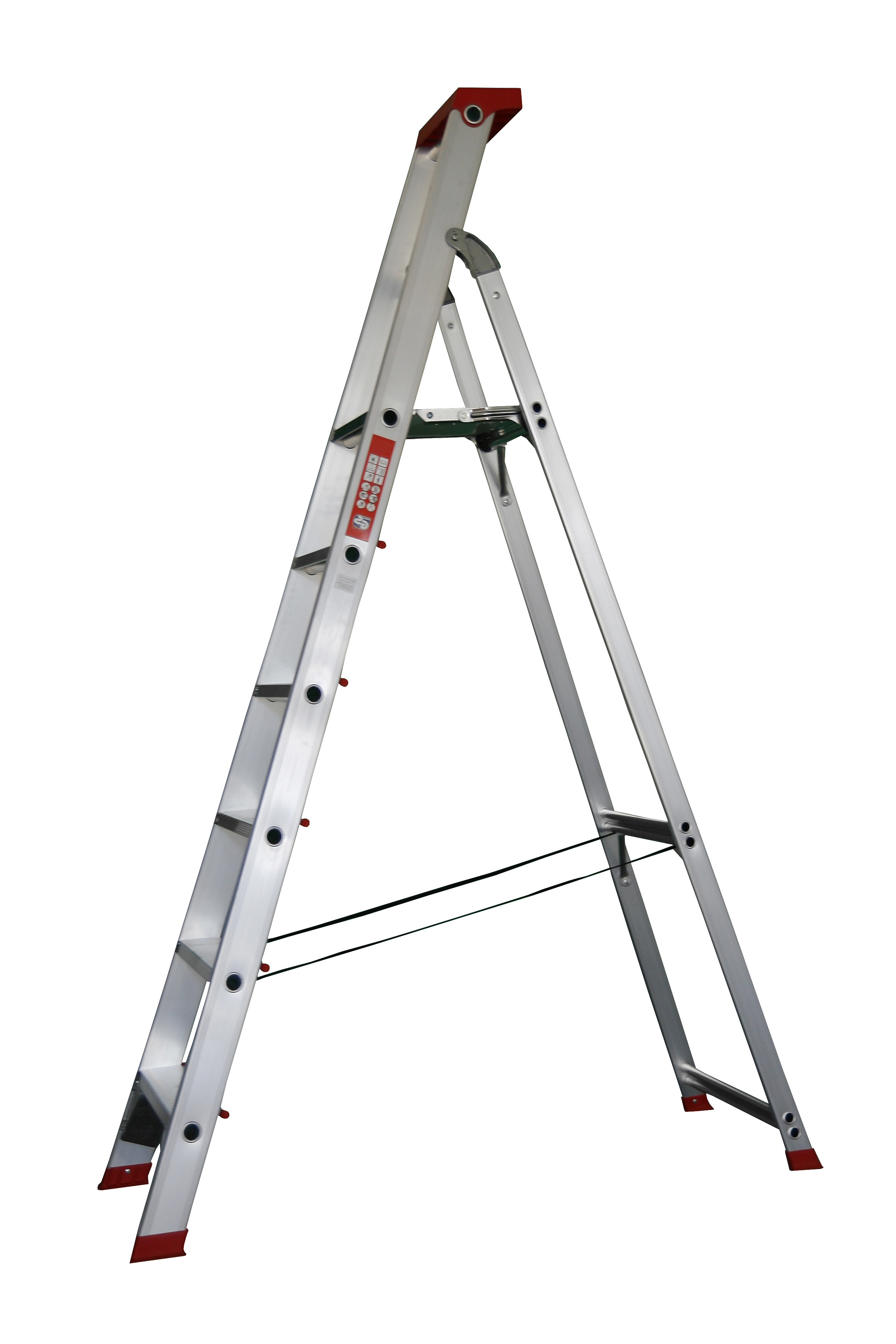 Stehleiter Stufen Profi 3-12 Stufen Alu SZAGATO 12 Stufen Leiter Alu Stehleiter 12-stufig Bockleiter 12 Stufen Haushaltsleiter 12 Stufen #1