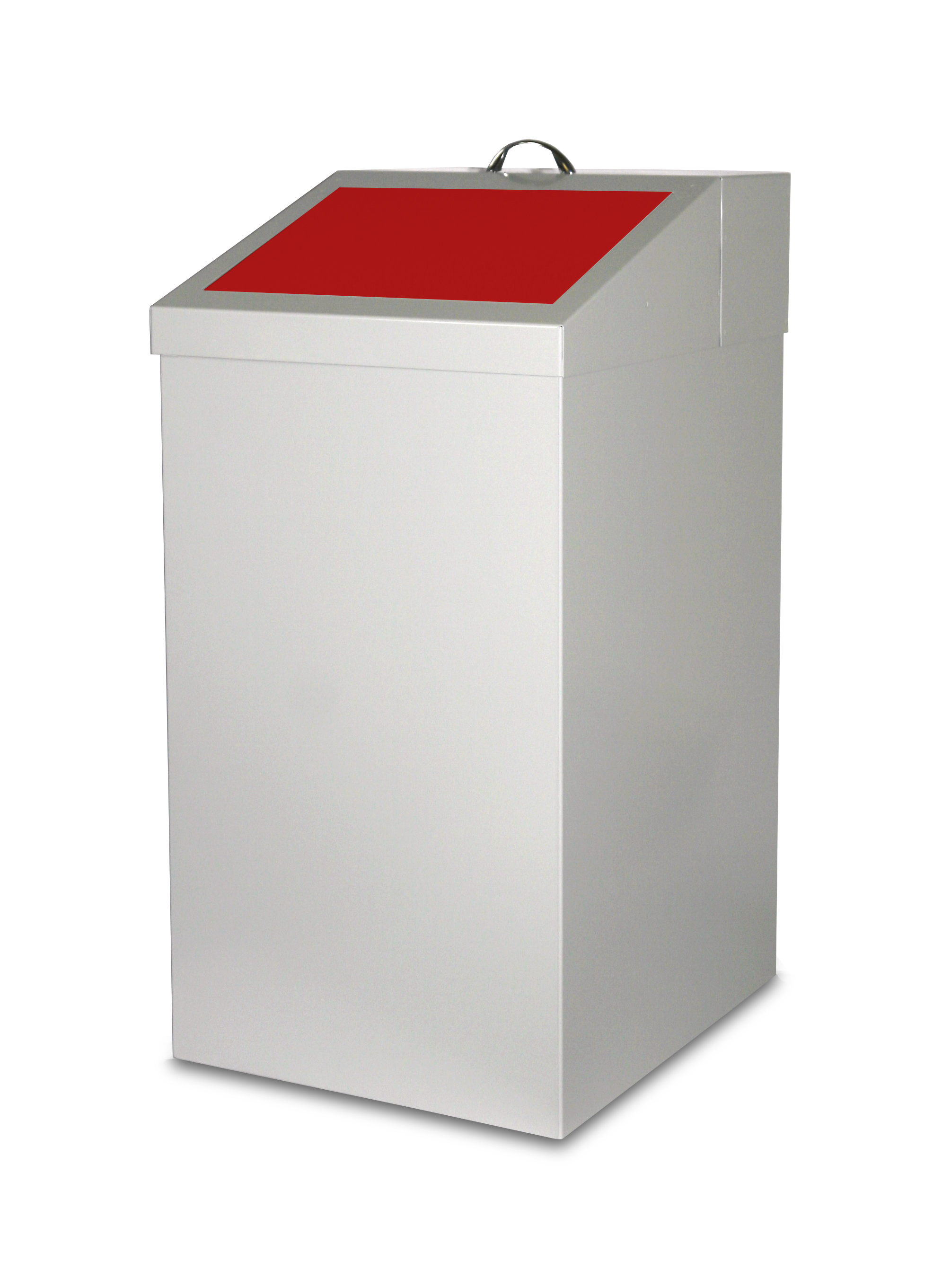 Abfallbehälter 54 ltr. HxBxT 65x34x38cm rot SZAGATO Made in Germany Abfalleimer Abfallsammler Mülleimer großes Volumen Wertstoffsammler groß stehend