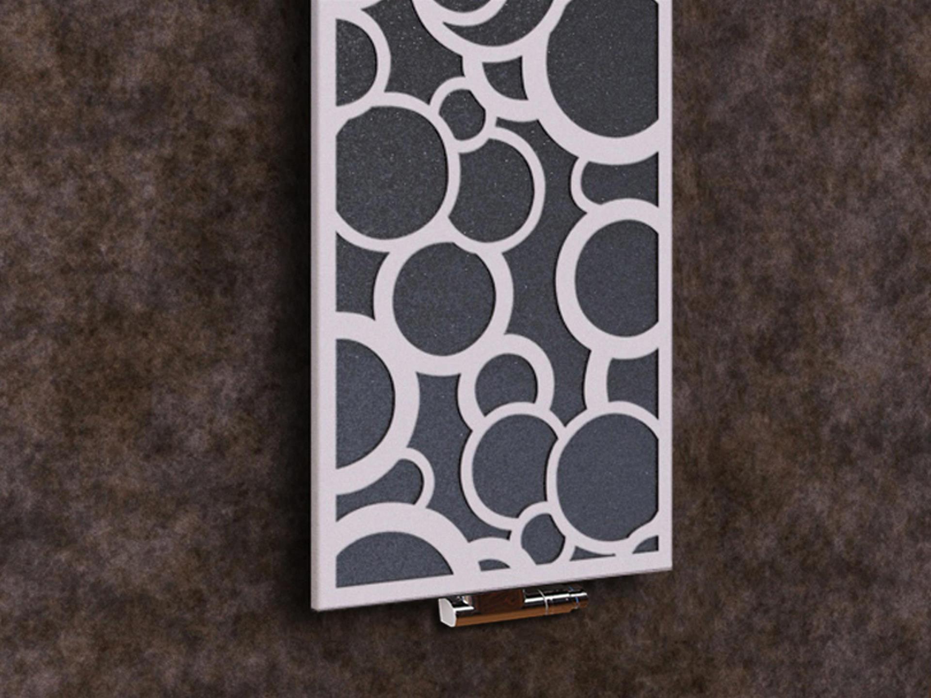 BADHEIZKÖRPER Design Kreta 2 120x47cm 799 Watt anthrazit moonstone weiß SZAGATO Designheizkörper Handtuchheizkörper Mittelanschluss Handtuchwärmer