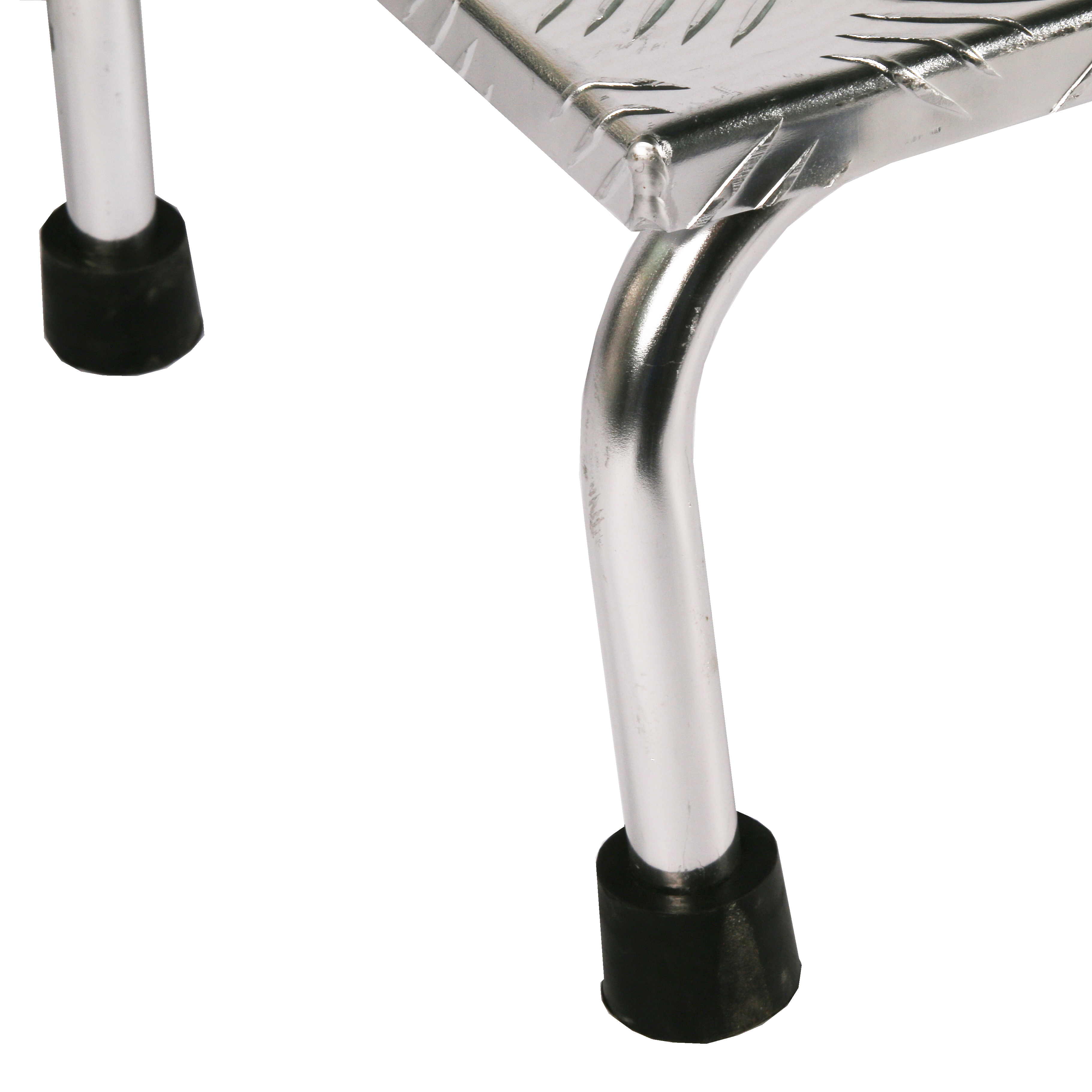 Podesttreppe ALU 5-stufig HxBxT 96x61x149cm SZAGATO mobiler Montagetritt ALU Montagetritte mit Plattform Stufentritt tragbare Treppe Treppenleiter