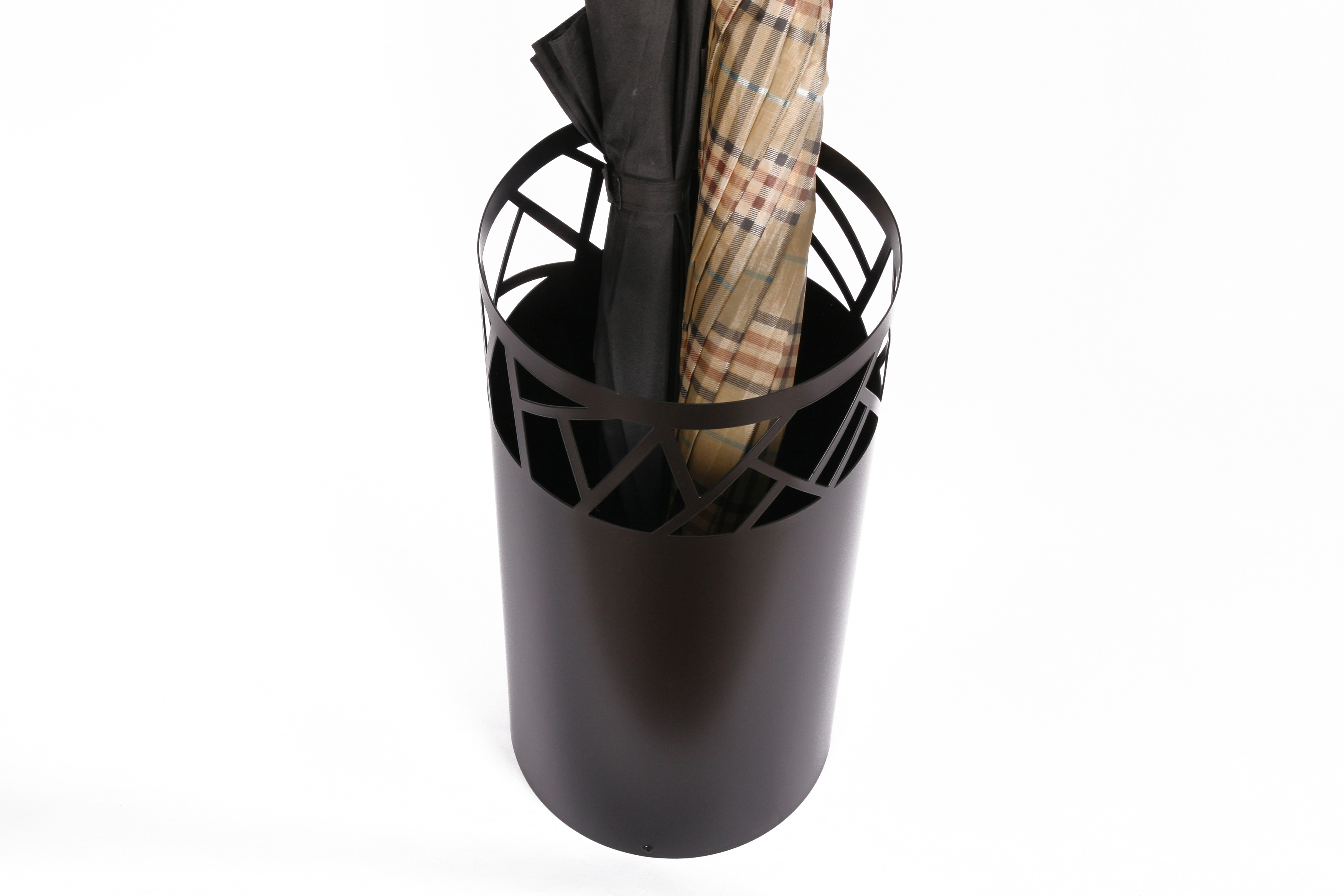 Schirmständer Design Fence 49xØ23cm schwarz SZAGATO Made in Germany moderner Regenschirmständer groß Schirmhalter Regenschirmhalter Design