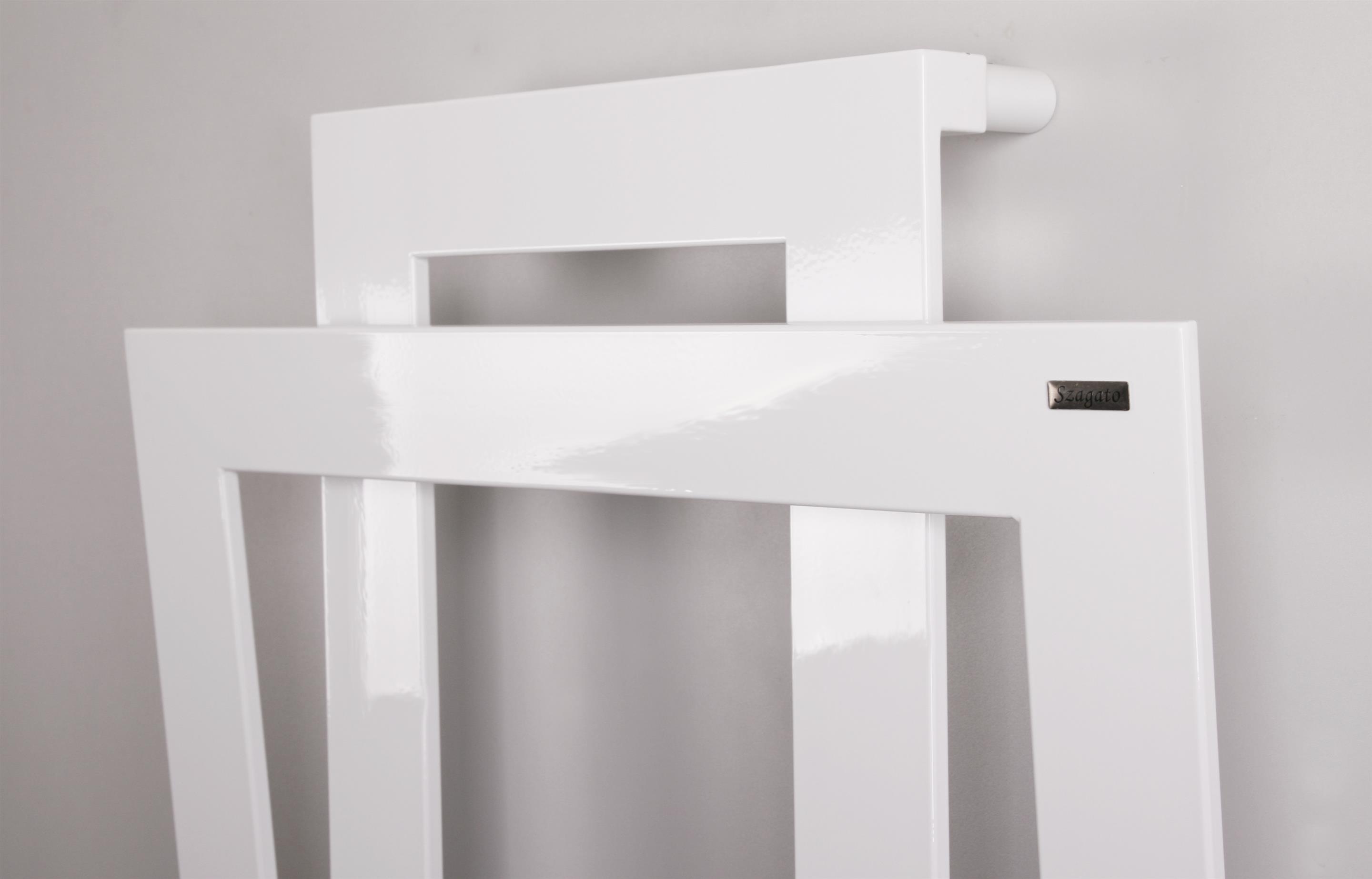 BADHEIZKÖRPER Design ART II (breite Version) 180x60cm 1019 Watt weiß SZAGATO Designheizkörper Handtuchheizkörper mit Mittelanschluss Handtuchwärmer