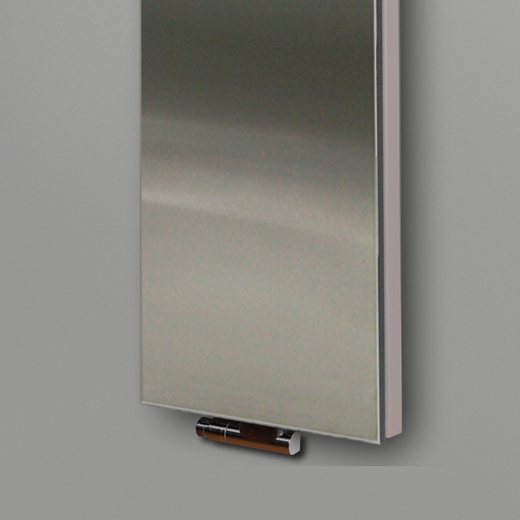 BADHEIZKÖRPER Design Mirror 6 180x47cm 1964 Watt Edelstahl matt (+2 Halter 50mm) SZAGATO Designheizkörper Handtuchheizkörper mit Mittelanschluss