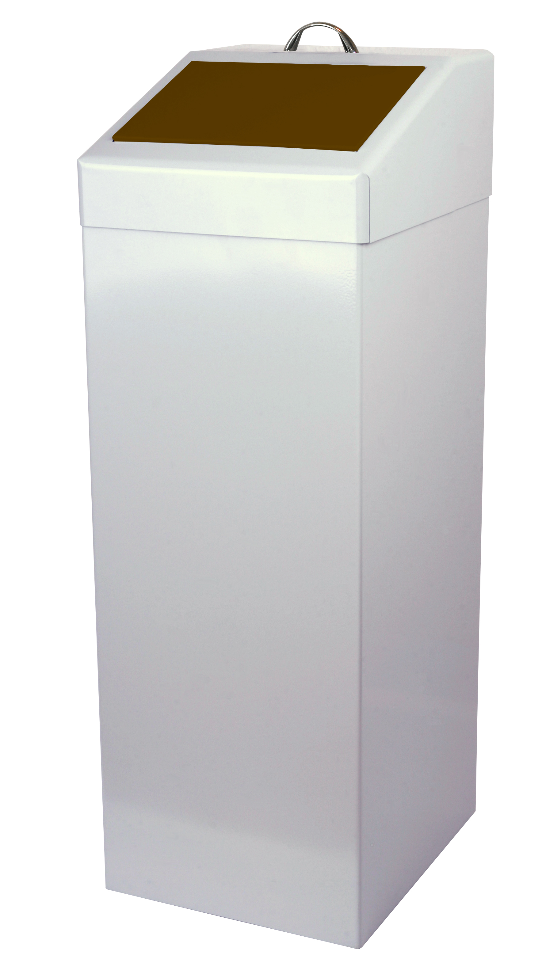 Abfallbehälter 87 ltr HxBxT 90x34x38cm braun SZAGATO Made in Germany Abfalleimer Abfallsammler Mülleimer großes Volumen Wertstoffsammler groß stehend
