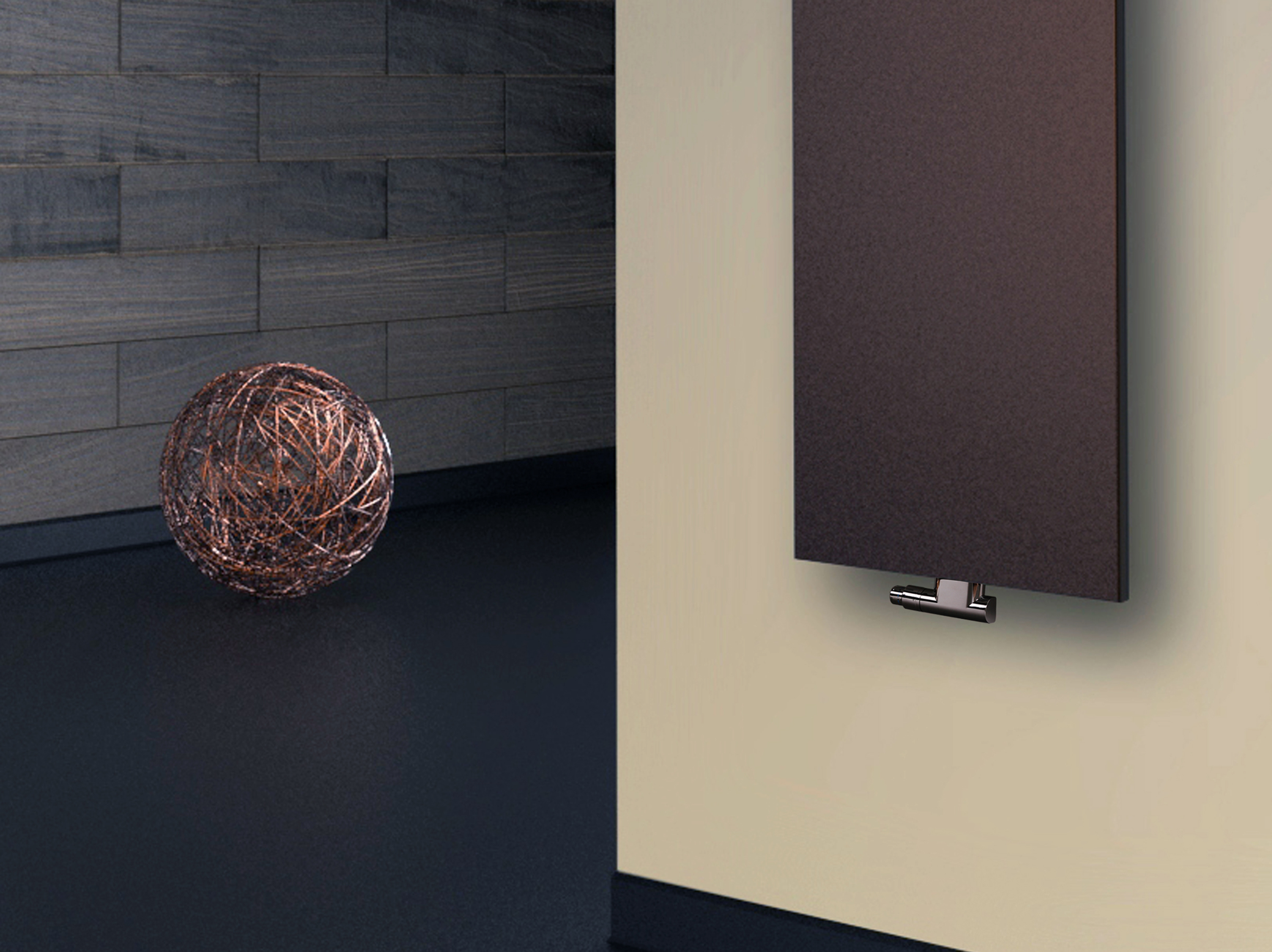 BADHEIZKÖRPER Design Mirror Steel 2 120x47cm 799 Watt braun SZAGATO Designheizkörper Handtuchheizkörper mit Mittelanschluss Handtuchwärmer