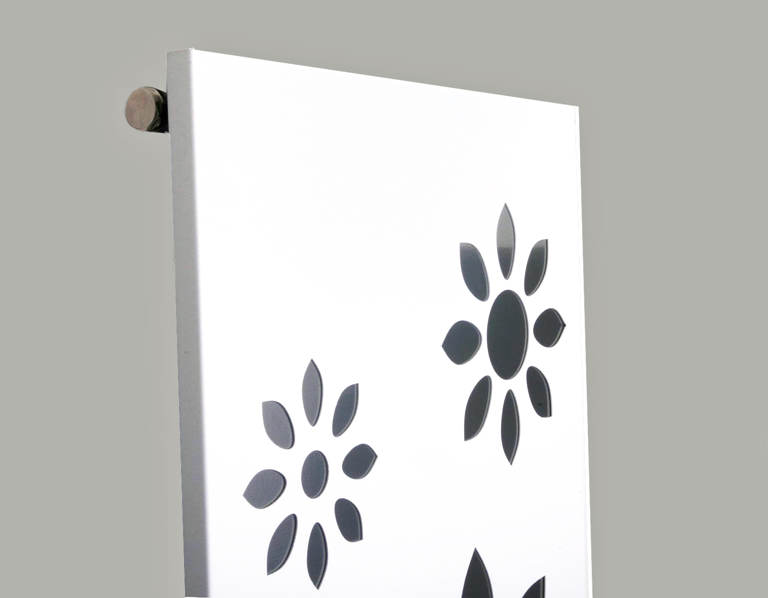 BADHEIZKÖRPER Design Flower 3 180x47cm 1118 Watt weiß SZAGATO Designheizkörper Handtuchheizkörper mit Mittelanschluss Handtuchwärmer
