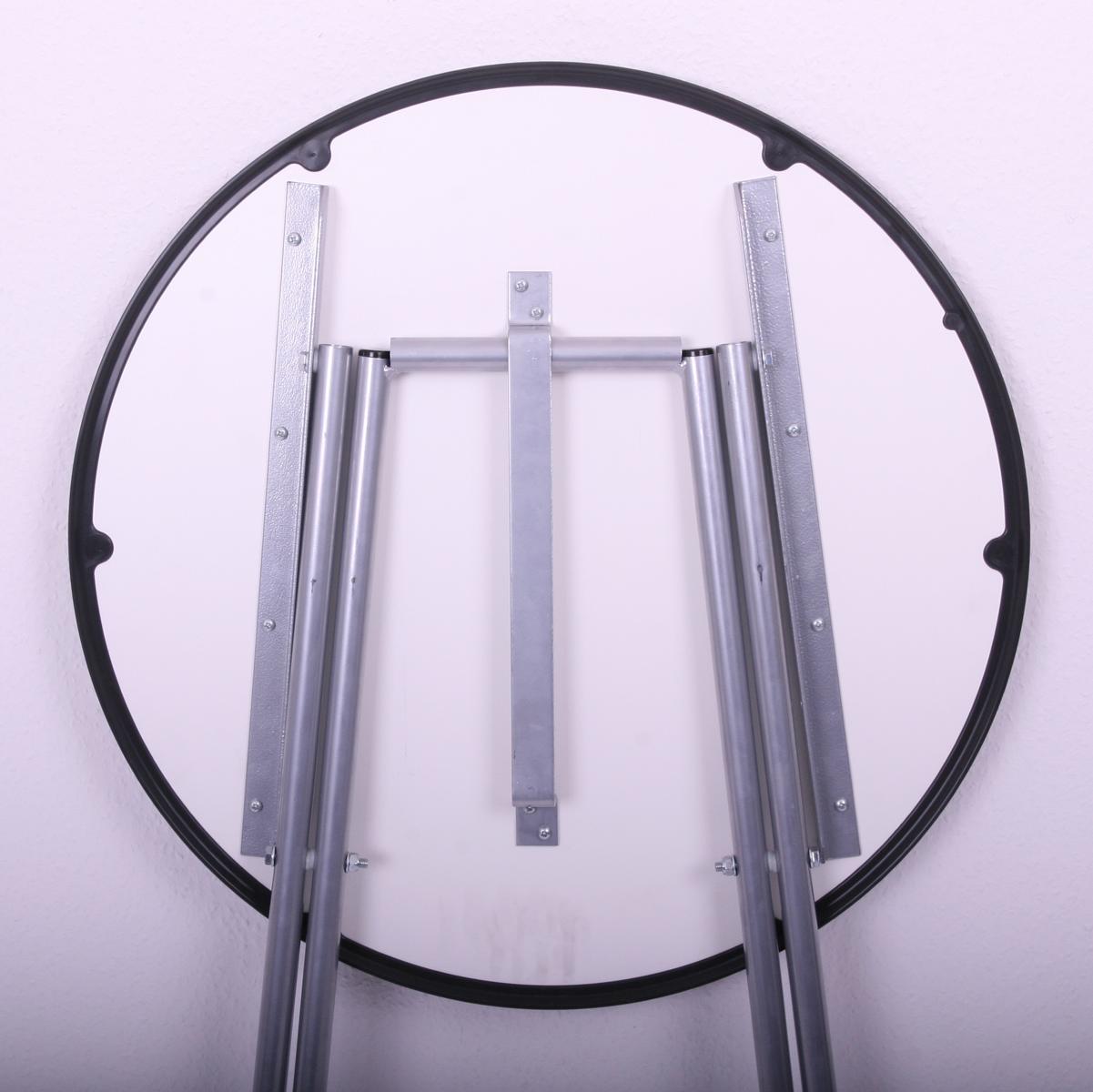 Stehtisch klappbar Profi 110xØ70cm anthrazit SZAGATO Made in Germany  klappbarer Stehtisch outdoor Bistrotisch rund Partytisch Stehtische Hochtisch