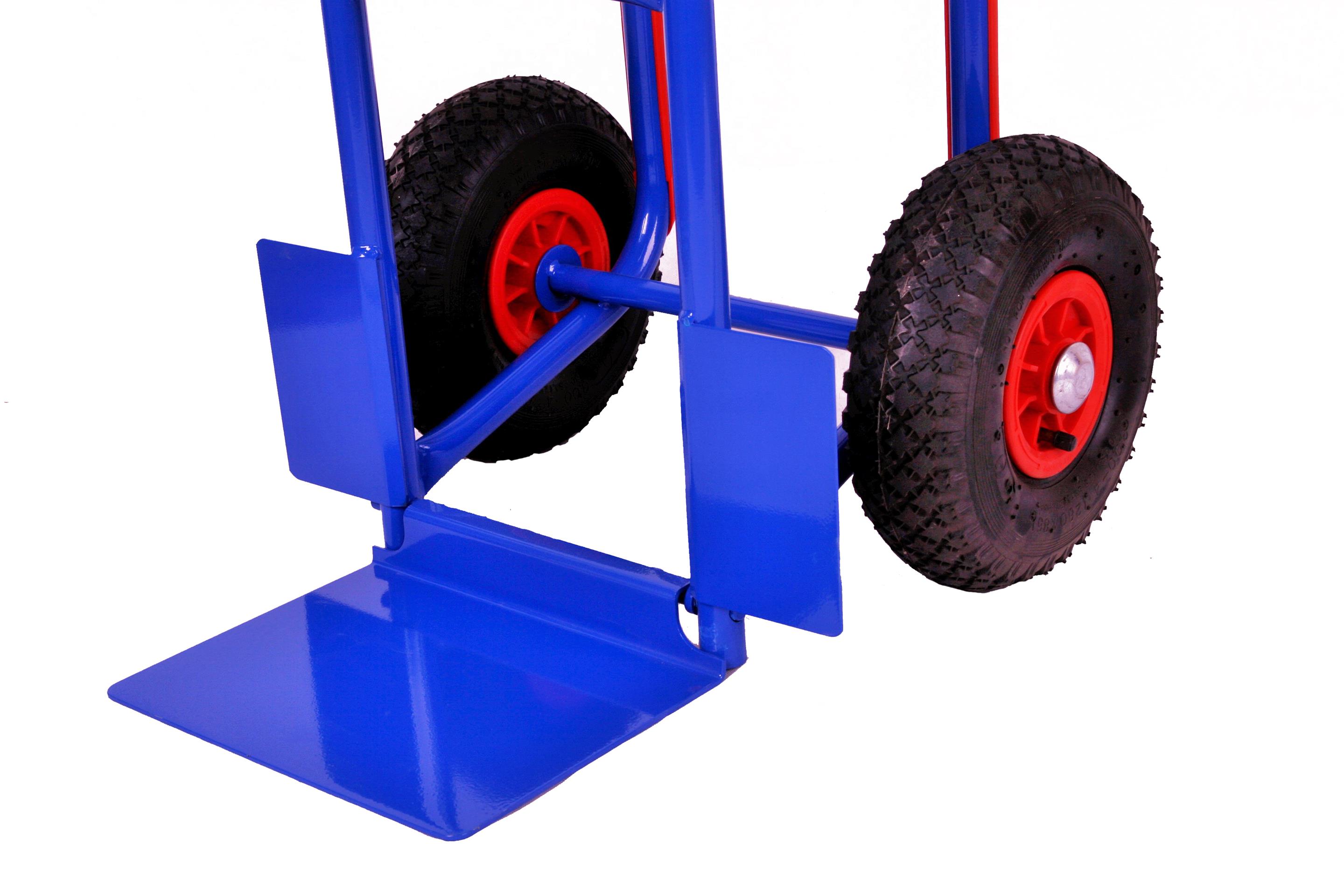 Sackkarre Gleitkufen 250 kg klappbar 111x50x53cm blau SZAGATO Transportkarre klappbar Sackkarre Stahl Sackkarre klappbar Gleitkufe kaufen
