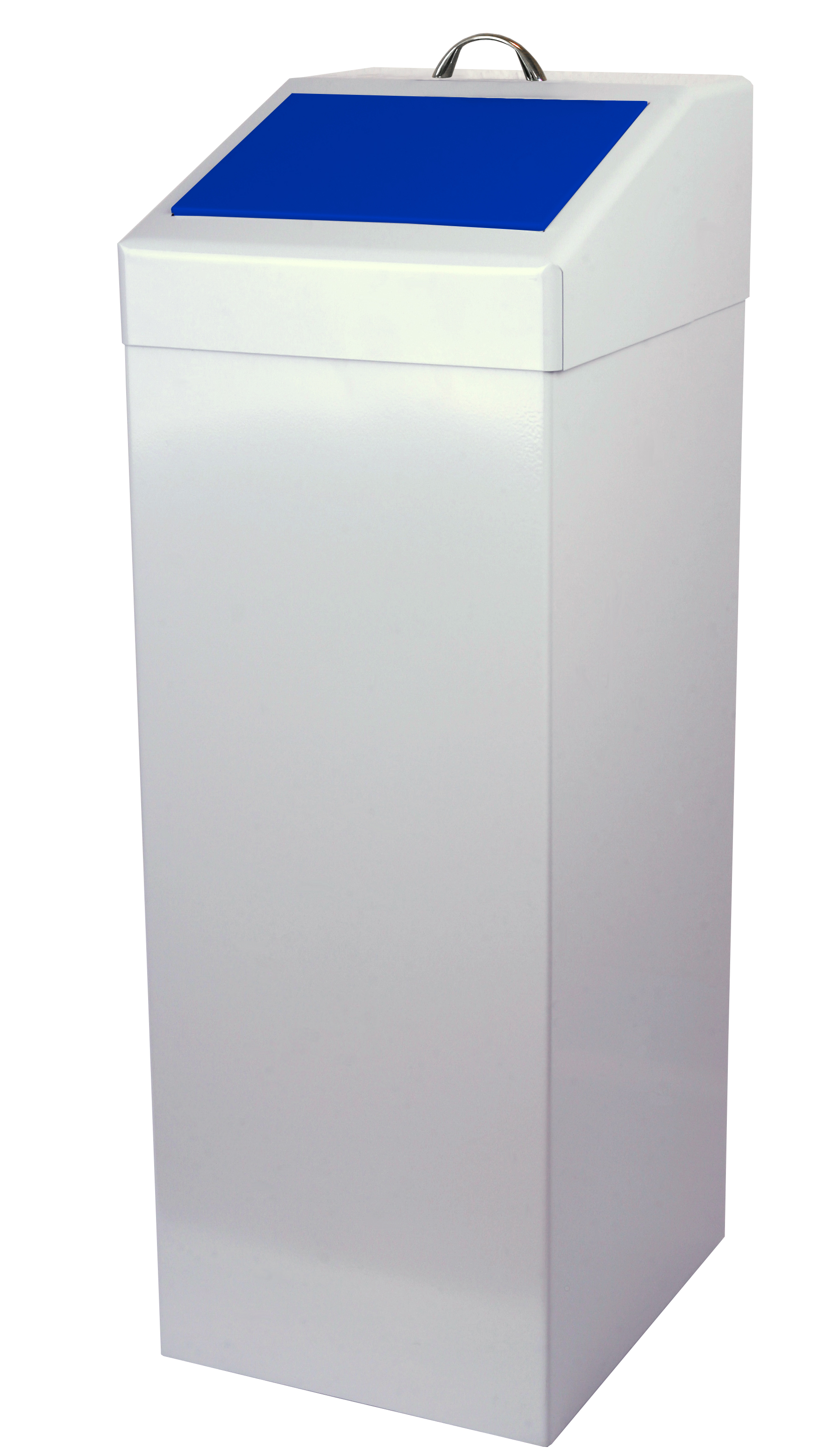 Abfallbehälter 87 ltr. HxBxT 95x34x38cm blau SZAGATO Made in Germany Abfalleimer Abfallsammler Mülleimer großes Volumen Wertstoffsammler groß stehend