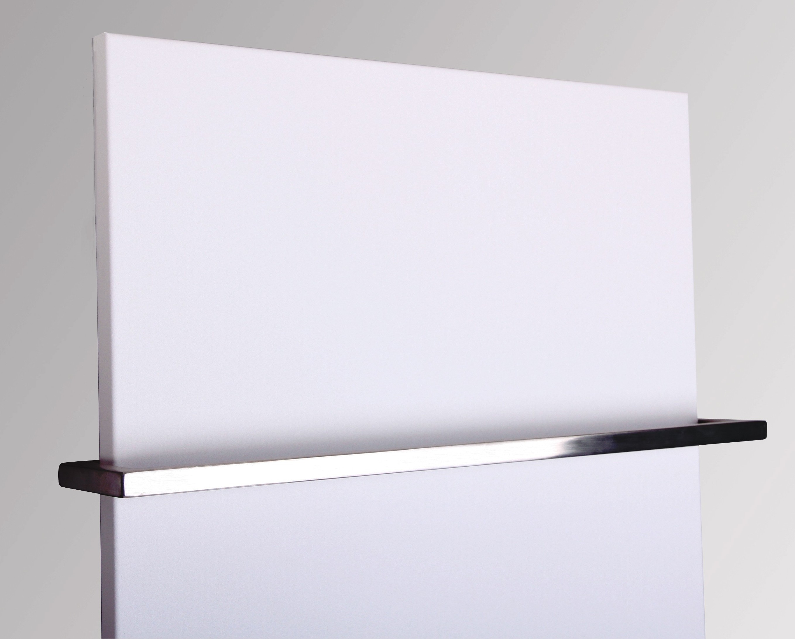 BADHEIZKÖRPER Design Mirror Steel 3 180x47cm 1118 Watt weiß (+2 Halter 15mm) SZAGATO Designheizkörper Handtuchheizkörper mit Mittelanschluss