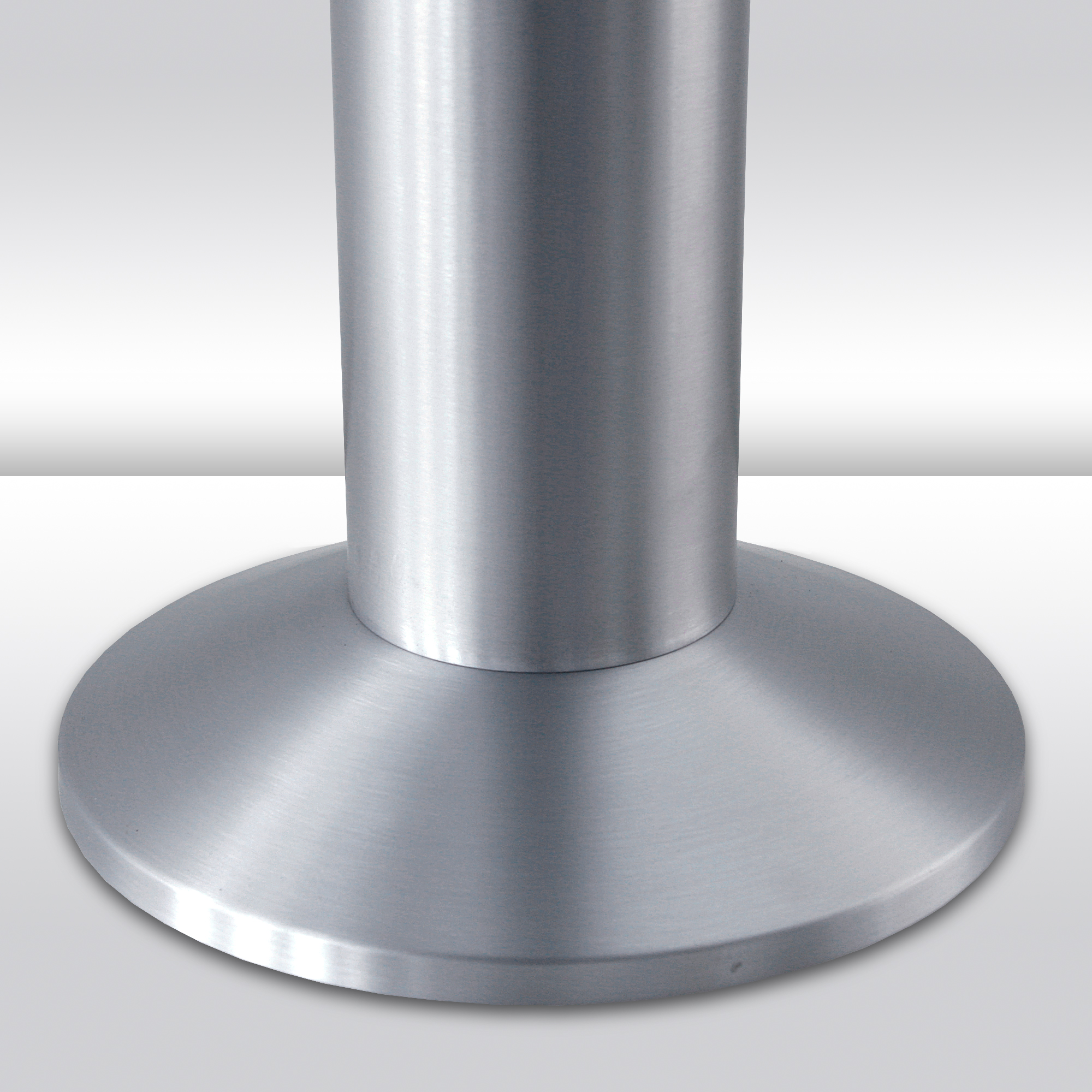Aschenbecher Säule 81x25cm ALU SZAGATO Made in Germany Aluminium Aschenbecher groß Stand-Aschenbecher außen großer Aschenbecher stehend für draußen