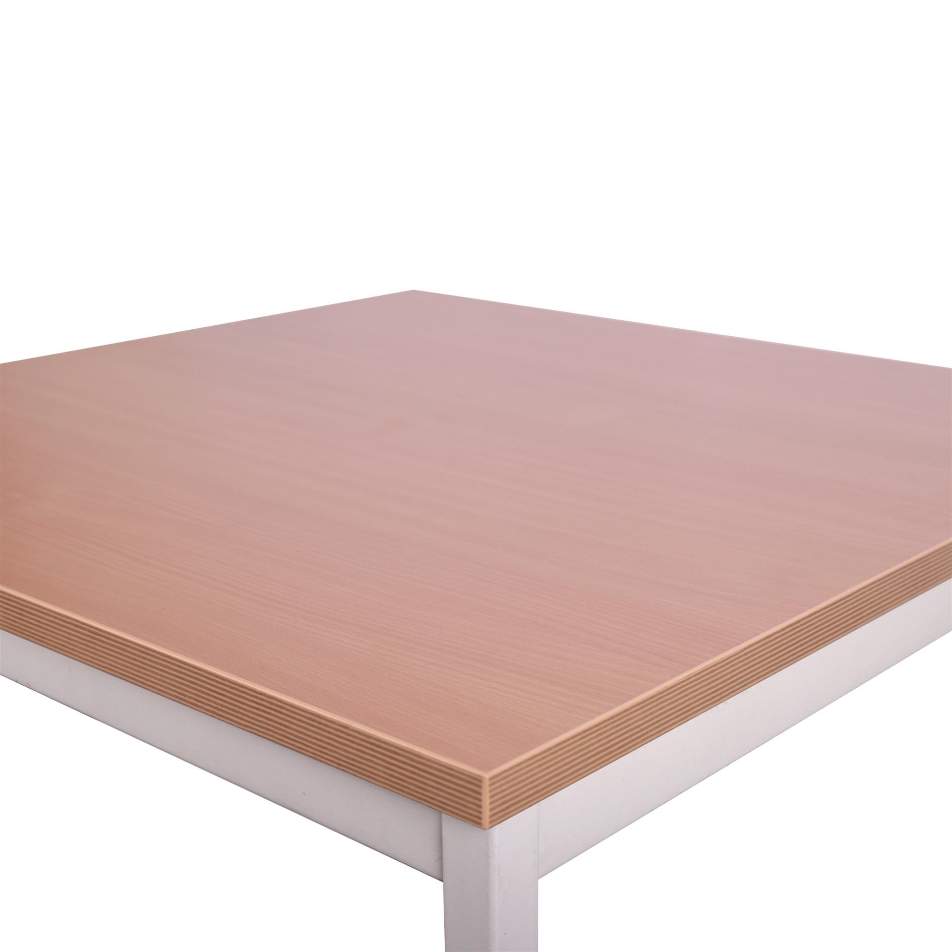 Schreibtisch Stahl LxB 140x80cm Buche SZAGATO Made in Germany Schreibtisch höhenverstellbar Arbeitstisch Bürotisch Druckertisch Computertisch