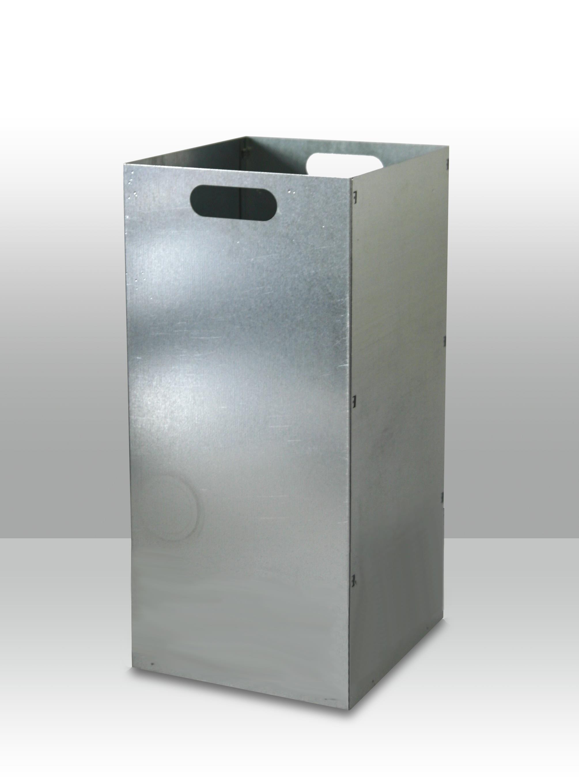 Abfallbehälter 87 ltr + Innenbehälter 90x34x38cm blau SZAGATO Abfallbehälter Abfalleimer Abfallsammler Mülleimer großes Volumen Wertstoffsammler groß