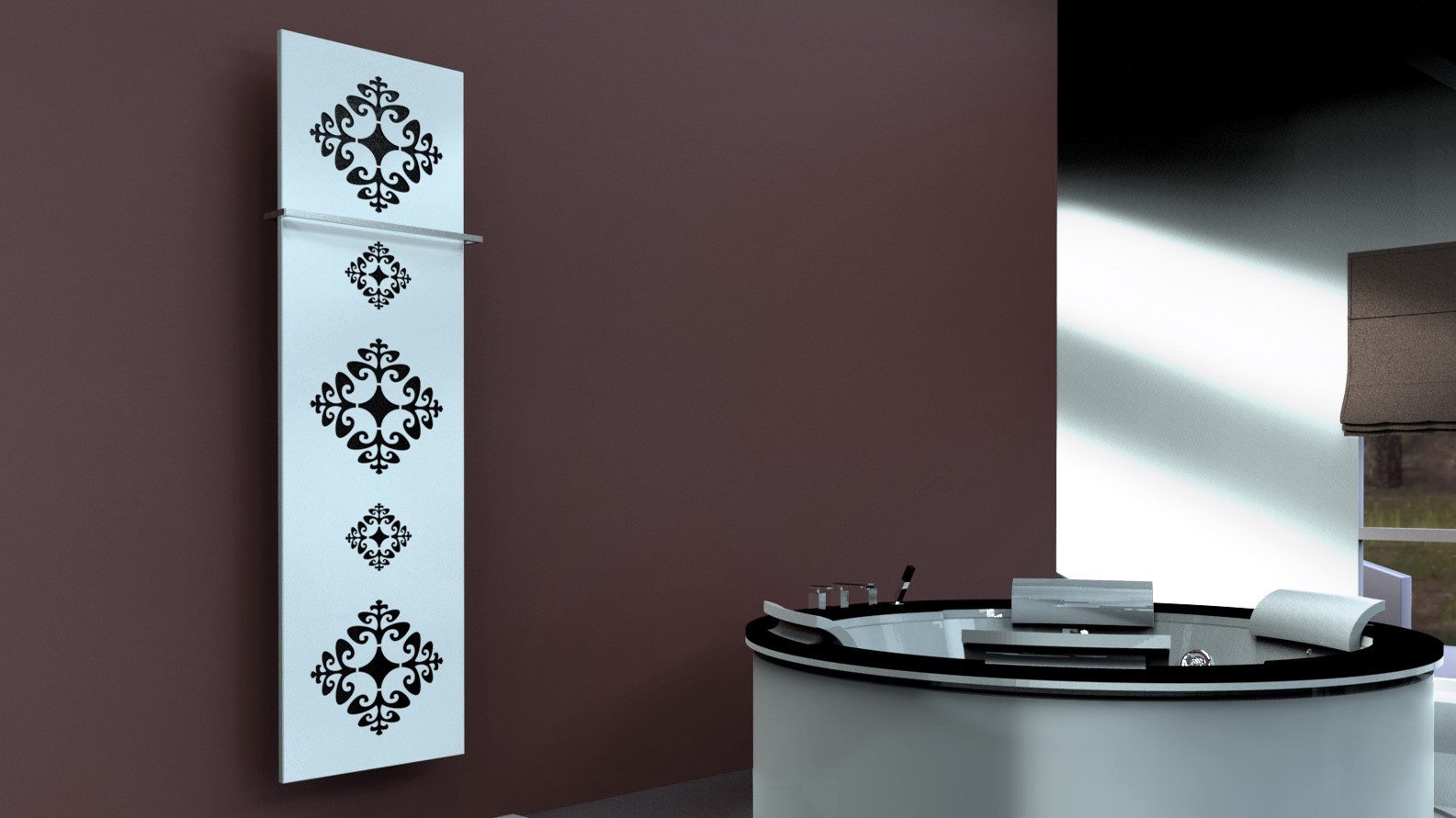 Design Badheizkörper Ornaments