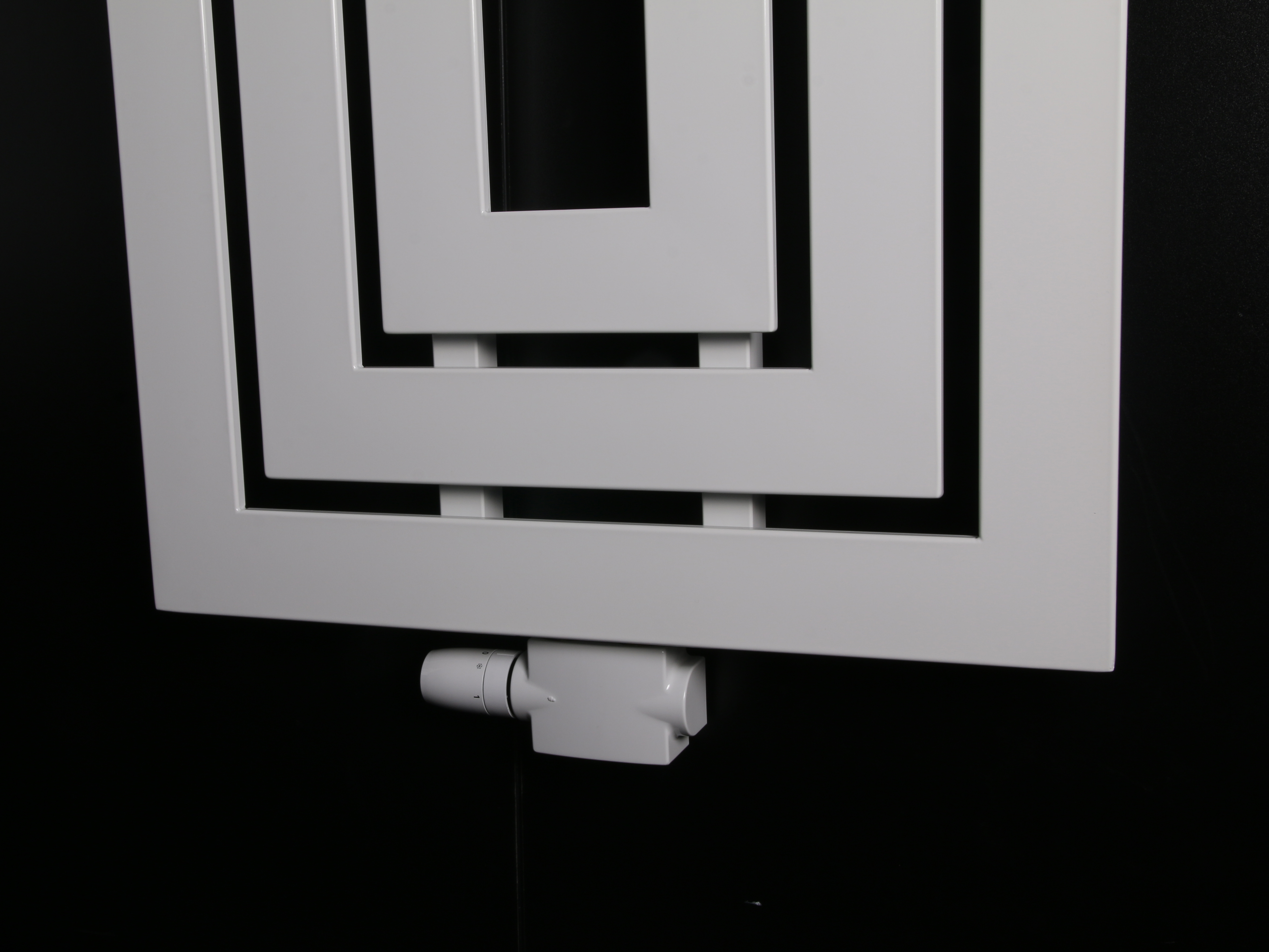 BADHEIZKÖRPER Design Insight 2 162x60cm 1224 Watt weiß (+ 2 Knopfhalter) SZAGATO Designheizkörper Handtuchheizkörper Mittelanschluss Handtuchwärmer