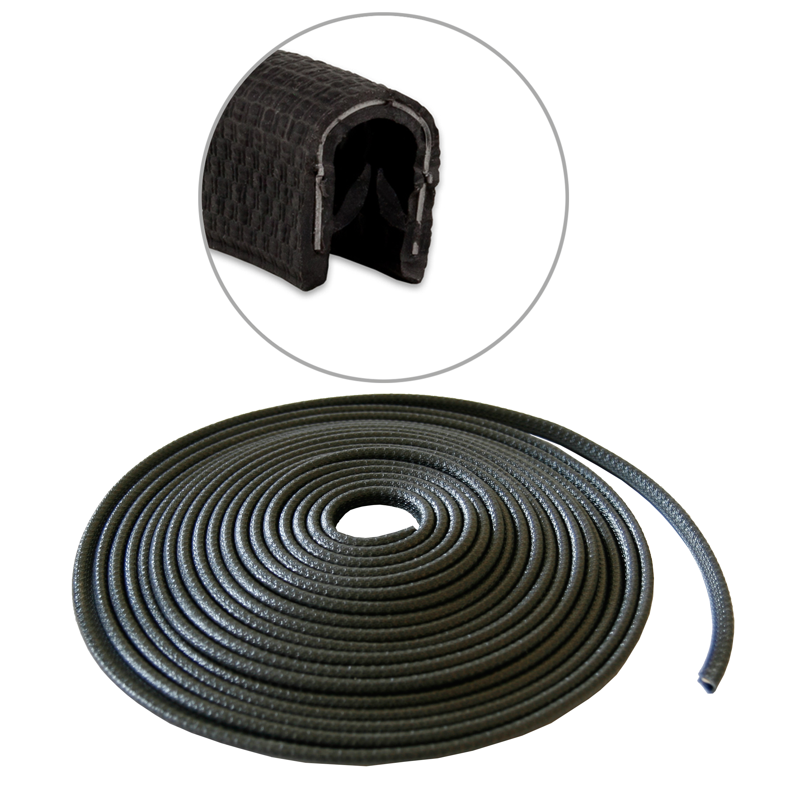 Kantenschutz Gummi für Bleche Klemmbereich 1-3 mm Länge 100m SZAGATO Kantenschutzprofil Kantenschutzband Eckenschutz Blech für Autotür