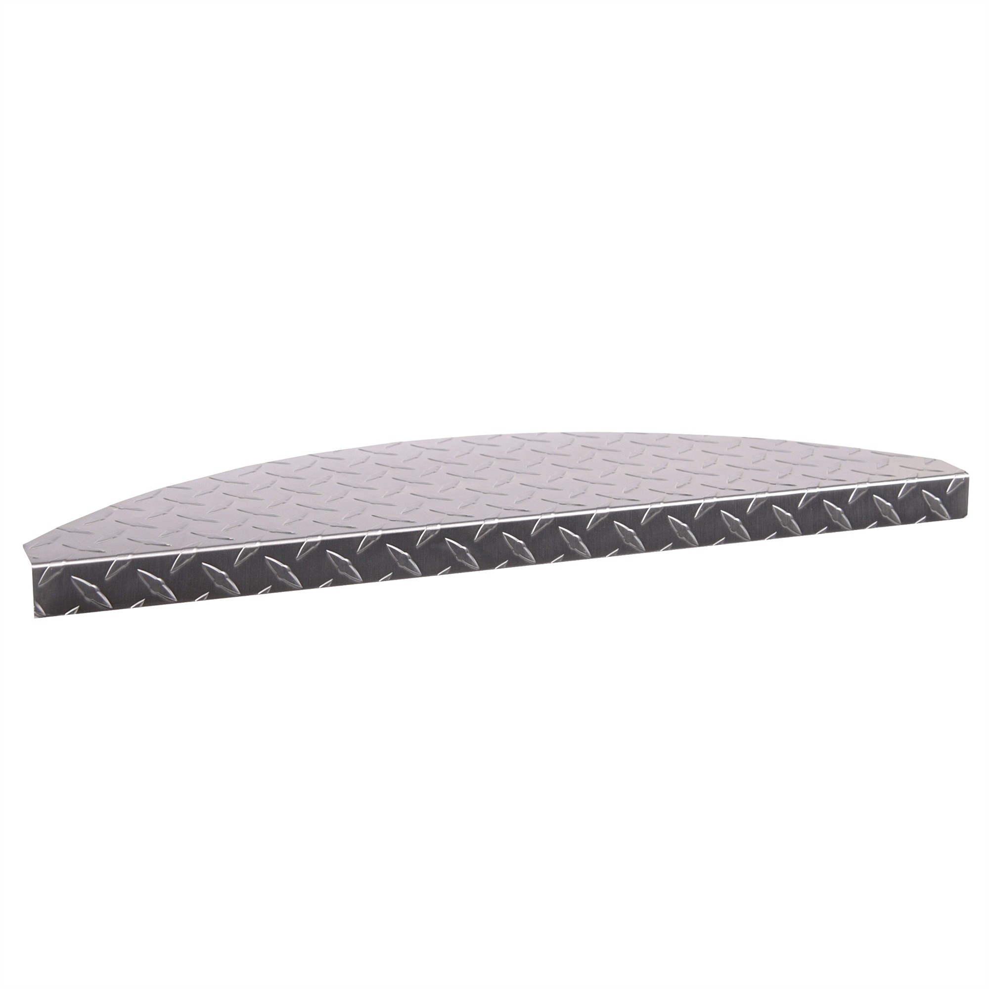 Stufenmatten aus Aluminium matt halbrund 60x18cm SET= 15 Stück SZAGATO Treppenmatte Treppenmatte Stufenmatte Stufenmatten Aluminium ALU Metall
