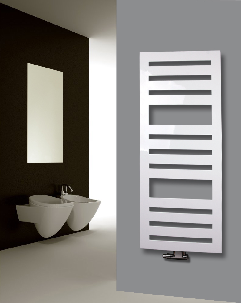 BADHEIZKÖRPER Design Zebra 2 144x60cm 911 Watt weiß SZAGATO Designheizkörper Handtuchheizkörper mit Mittelanschluss Handtuchwärmer