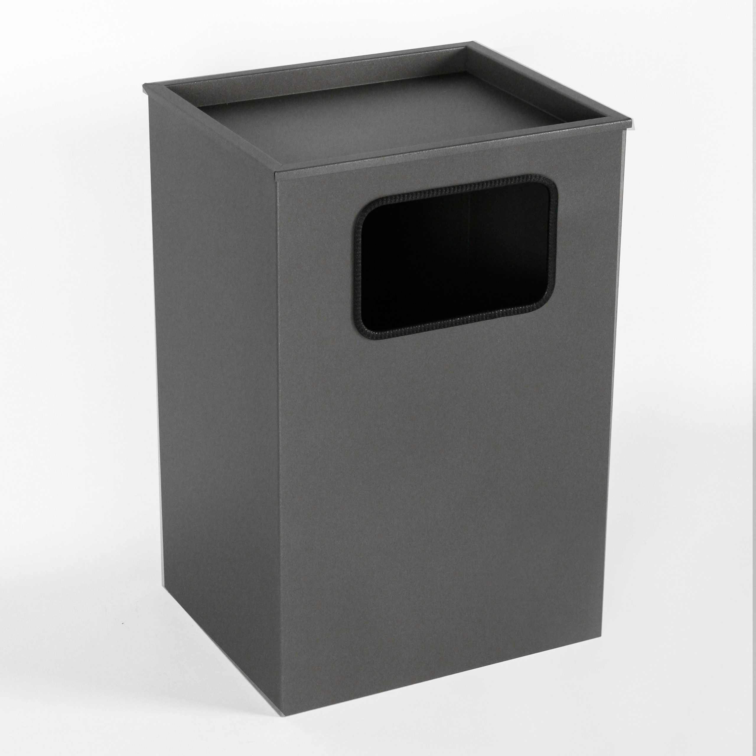 Aschenbecher mit Mülleimer Classic 62x40x33cm 28 ltr. grau inkl. Inneneimer SZAGATO Standascher Aschenbecher Abfalleimer Mülleimer mit Aschenbecher